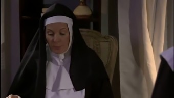 Horny Mature Nun and Bitch Lesbian Sex (roleplay)
