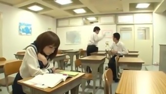 Japanese teacher convinced by schoolgirl to do lesbian acts