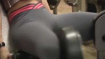 Sweet big ass filmed in the gym