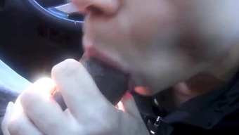 horny arab suck off his boyfriend in the car