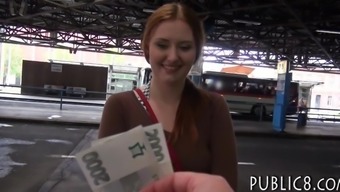 Amateur Czech slut pussy fucked in exchange for money