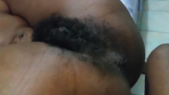 Hairy Pussy Black Ghetto Cougar Milf Bitch Exposing Herself!