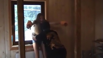 Russian girl armpit tickle