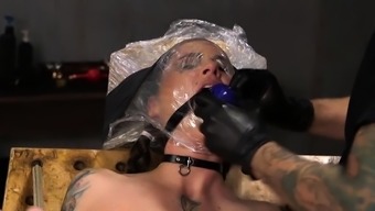 Deep throat slave gets anal fucked
