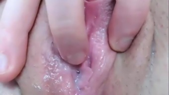 Very Wet Young Pussy - Close Up