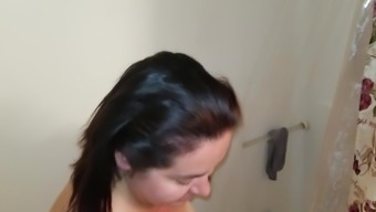 Sexy BBW Takes a Shower and then gets Dirty With a Facial