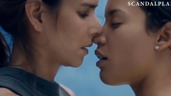 Danay Garcia & Patricia Lesbian Sex on ScandalPlanet.Com