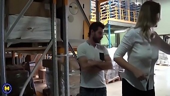 Melany Paris And Mickael Cheritto In Is In For A Hard Anal Session In The Warehouse She Works At
