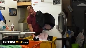 FreeUse Milf - Big Titted Milfs Tokyo Lynn & Sandy Love Seduce Horny Stud And Fuck Him In Laundromat
