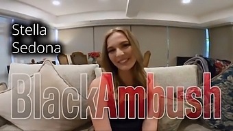 24 year-old Stella Sedona Has Her 1st Big Black Cock & Sex On Camera!