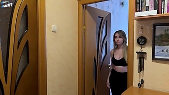 Sensual Russian MILF gives a hot POV blowjob and gets creampied