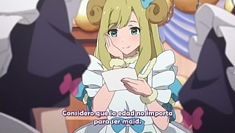 Episode 5 of Akiba Maid Sensou: A Milf's Fight with a Young Maid