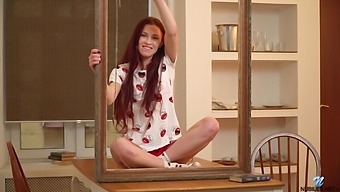 Alexa K's redhead beauty and masturbation skills on display